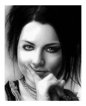 Charcoal Sketch of Amy Lee