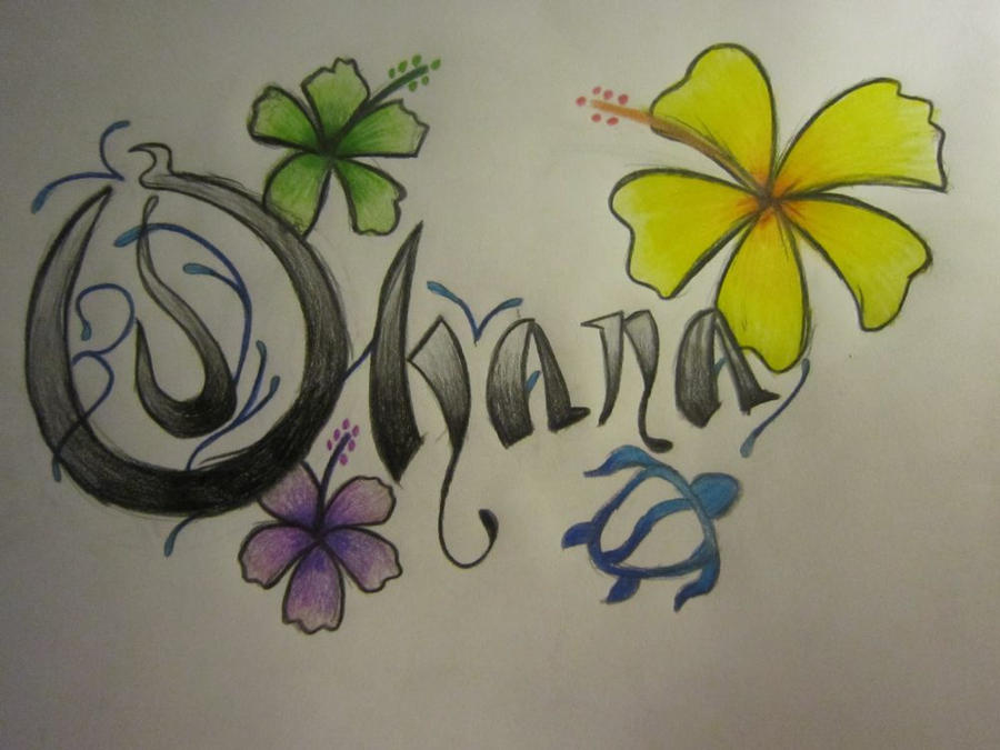 ohana tattoo by naboobabe on DeviantArt