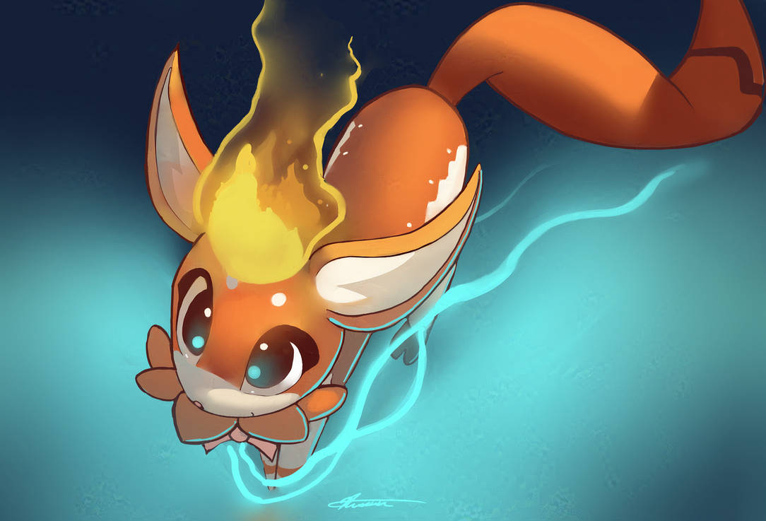 Rooby from palworld, by Auroriia on DeviantArt