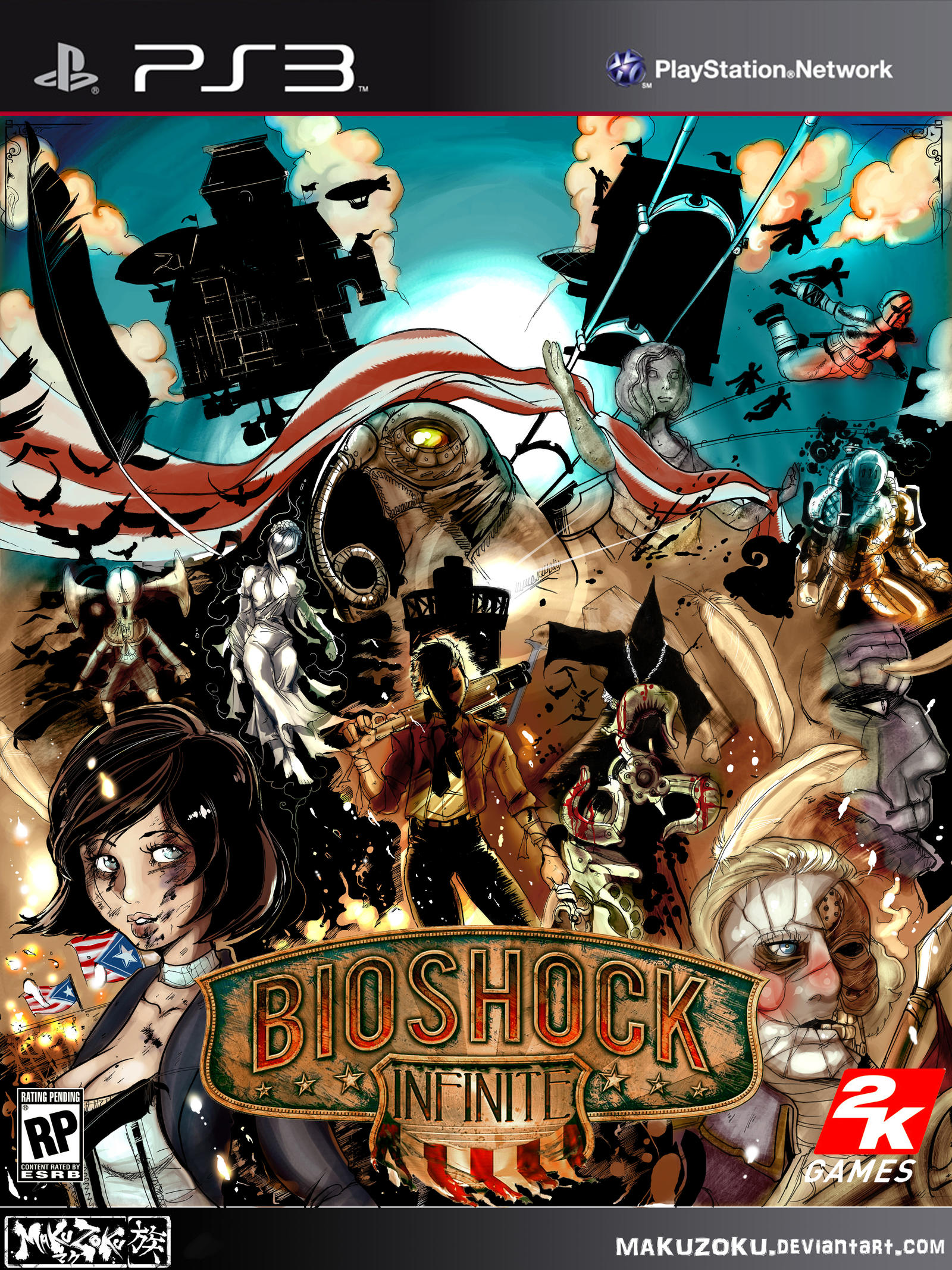 BIOSHOCK INFINITE BOX ART by MaKuZoKu on DeviantArt