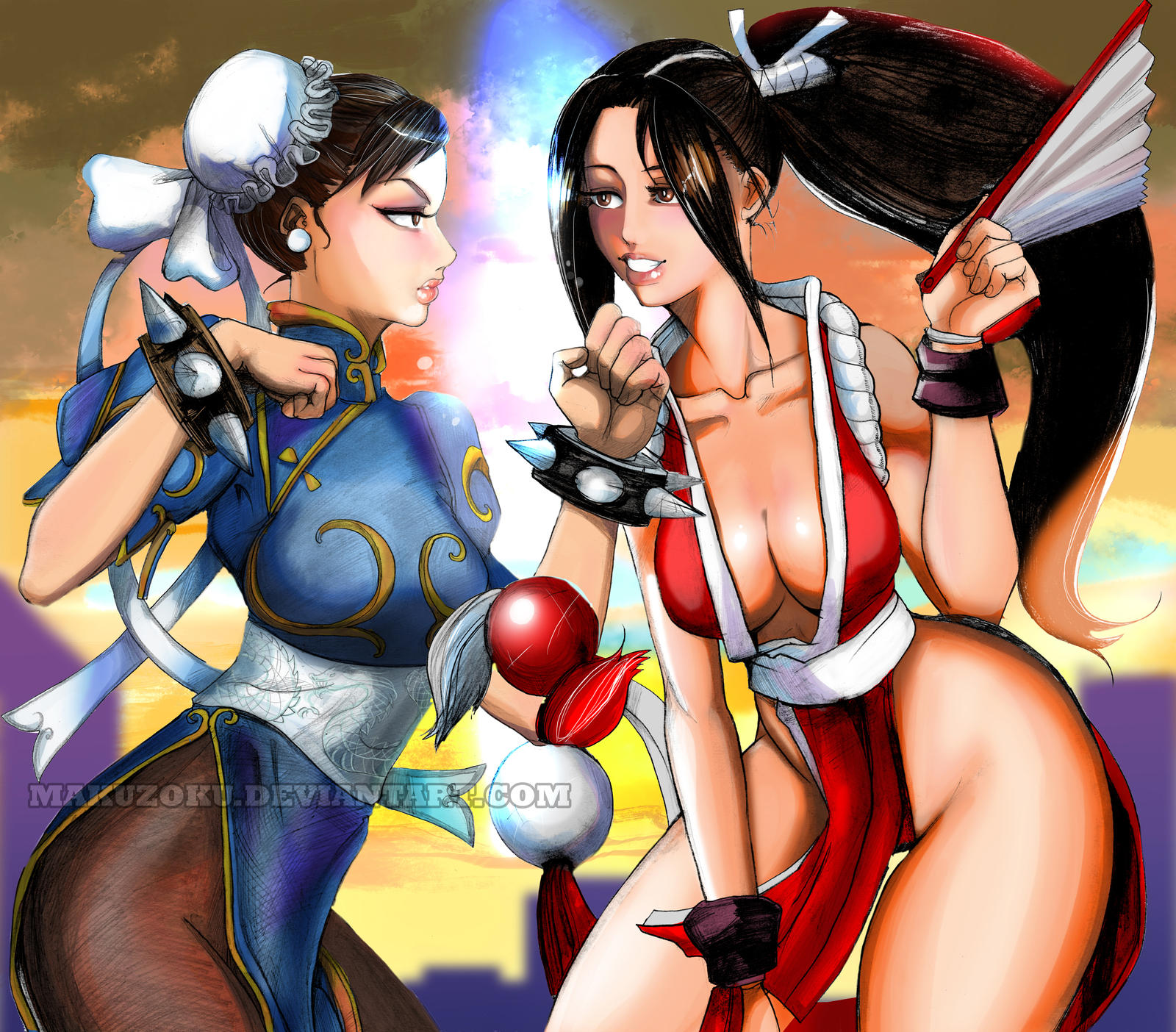 Capcom vs Snk-Chun Li vs Mai Shiranui