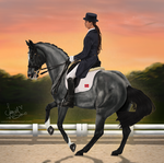 Dimas and Houdini - CIEC 2013 - Dressage by Prettybold
