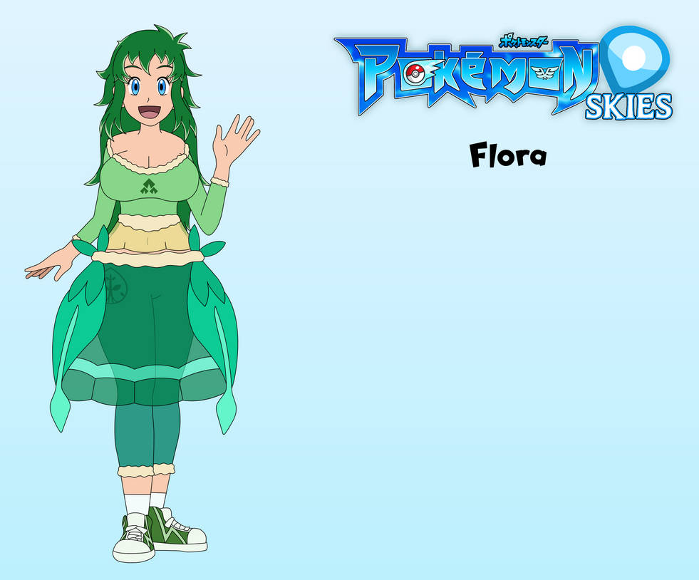 Pokemon Skies OC - Flora by StarMermaid91 on DeviantArt