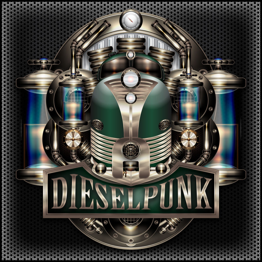 Dieselpunk Label IV the green One