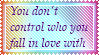 Love Control Stamp