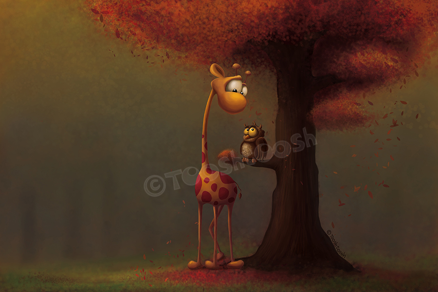 Autumn Giraffe