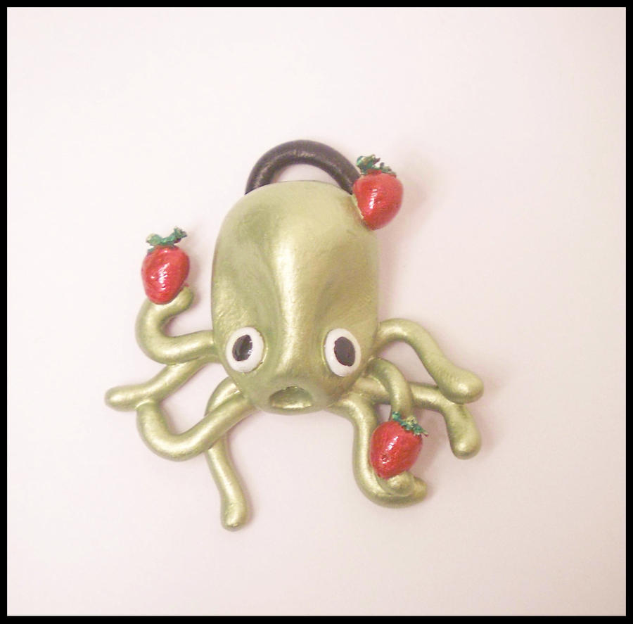 Juggling Strawberries Pendant