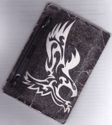 Handmade Notebook Tribal White Hawk