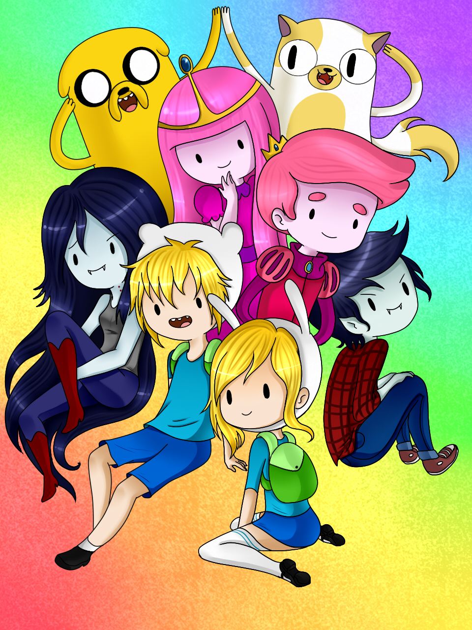 Adventure Time!! group :3 - By YeralzZ