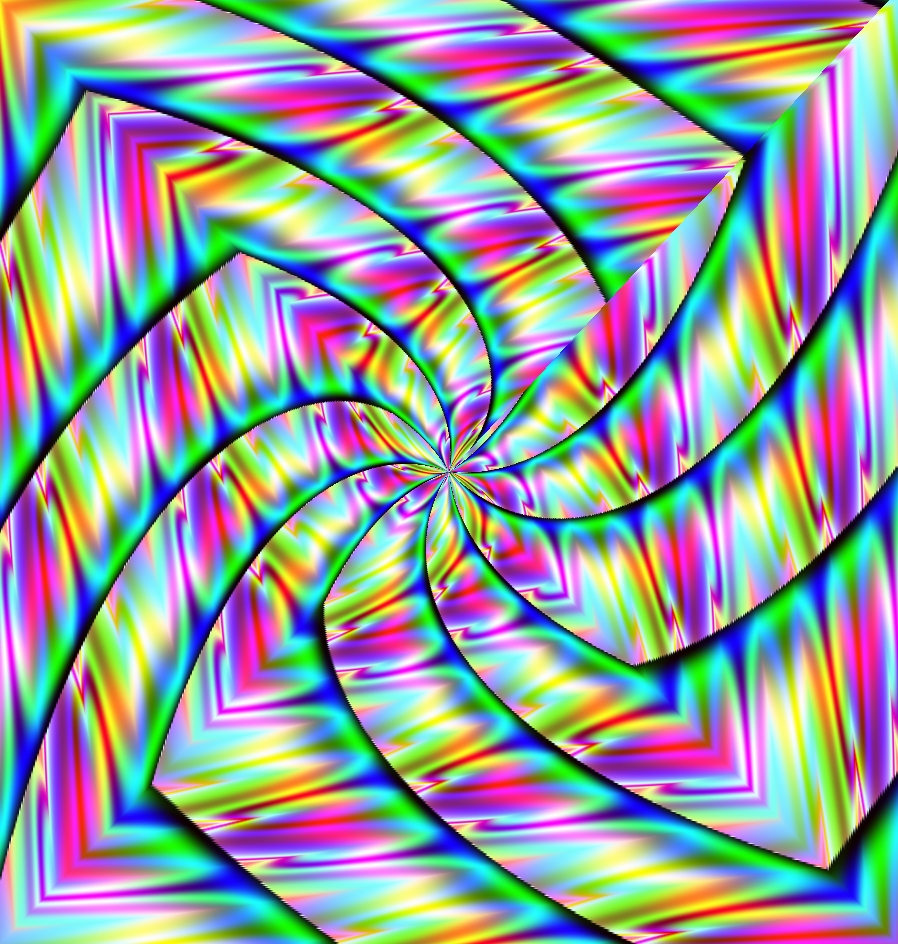 Psychedelic Flower Kaleidoscop