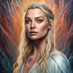 Margot Robbie as Galadriel