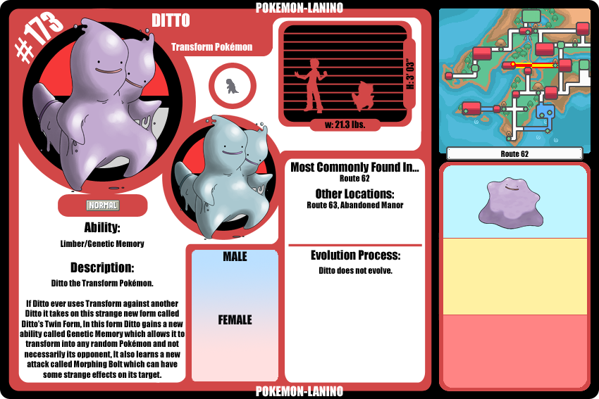 Kieffer Stone on X: Ditto's evolution Animon from the Pokémon