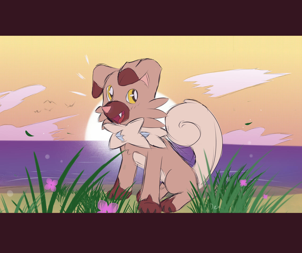 Rock Ruff Jumping Rockruff! Pae! by Deggheili on DeviantArt