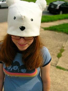 Polar bear hat