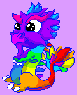 Baby Rainbow Dragon - DragonVale Dragon