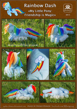 Rainbow Dash plushie