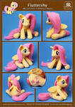 Fluttershy plushie by Ryoko-demon