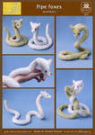 Pipe foxes plushie by Ryoko-demon