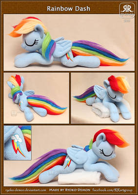 Sleeping Rainbow Dash