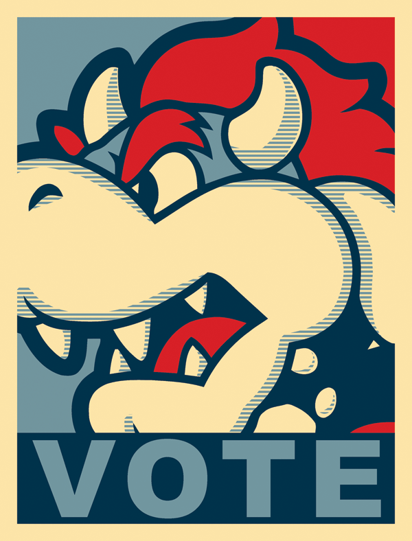 King Bowser Poster