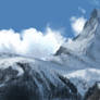 Quick study 02 - Snowy mountain