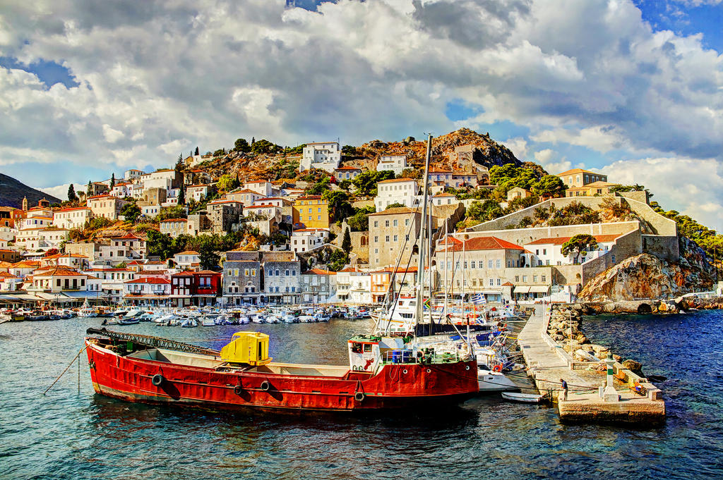 Greece - Hydra - Hydra Port 01 by GiardQatar
