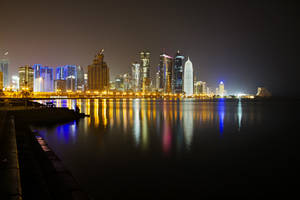 Qatar - Doha - Corniche - Before Dawn