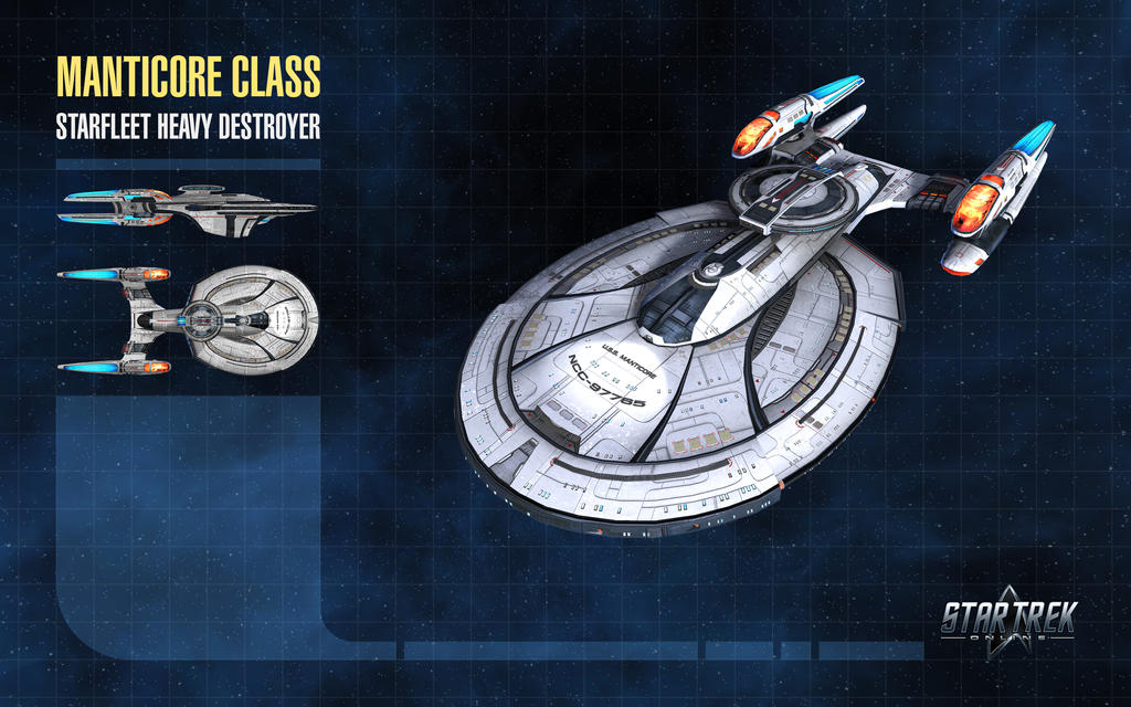 Manticore Class Manticore Class Starship for Star Trek Online by thomasthecat on DeviantArt
