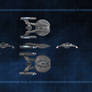 Akira Class Starship Dual-Monitor Wallpaper
