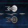 Sojourner Class Starship Dual-Monitor Wallpaper