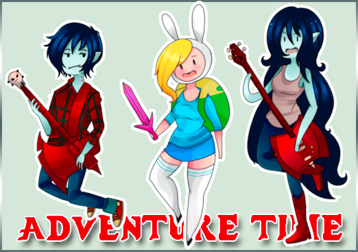 Adventure time phone charms