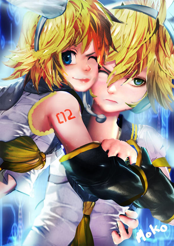 Len And Ryn Rin and Len by mokomar on DeviantArt
