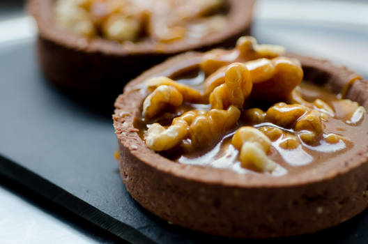 Walnut Caramel Tartelettes