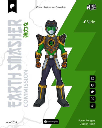 Earth Smasher Ranger! By M4Mighty by MegaElekid947 on DeviantArt