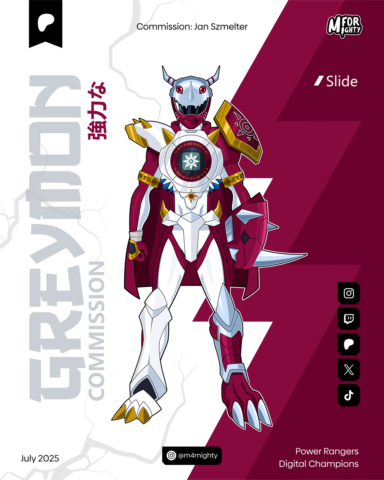 Crimson Digital Champions Ranger 1 by M4Mighty by MegaElekid947 on ...