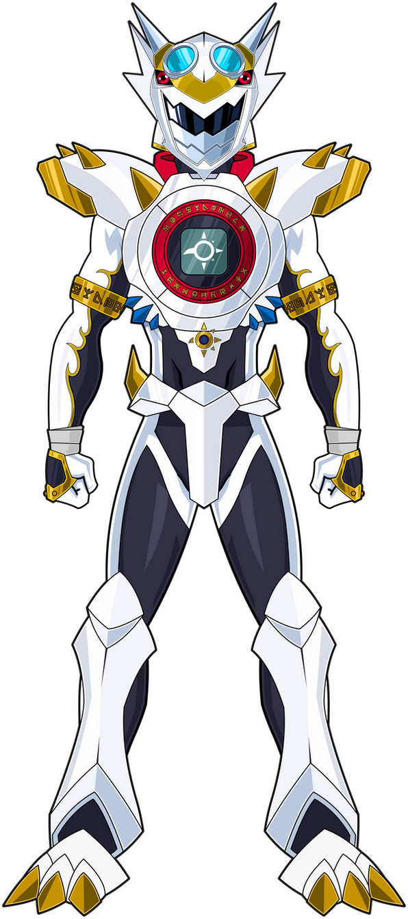 White Ultimate Digital Champion Ranger 2byM4Mighty by MegaElekid947 on ...