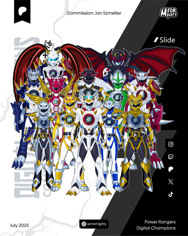 Omni Ranger Deviantart Power Rangers Ultimate Digital Champions by MegaElekid947 on DeviantArt