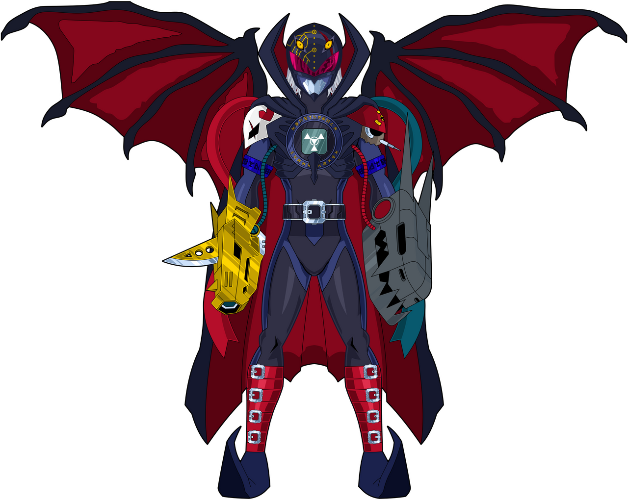 Psycho Dark Master Ranger 2 by M4Mighty by MegaElekid947 on DeviantArt