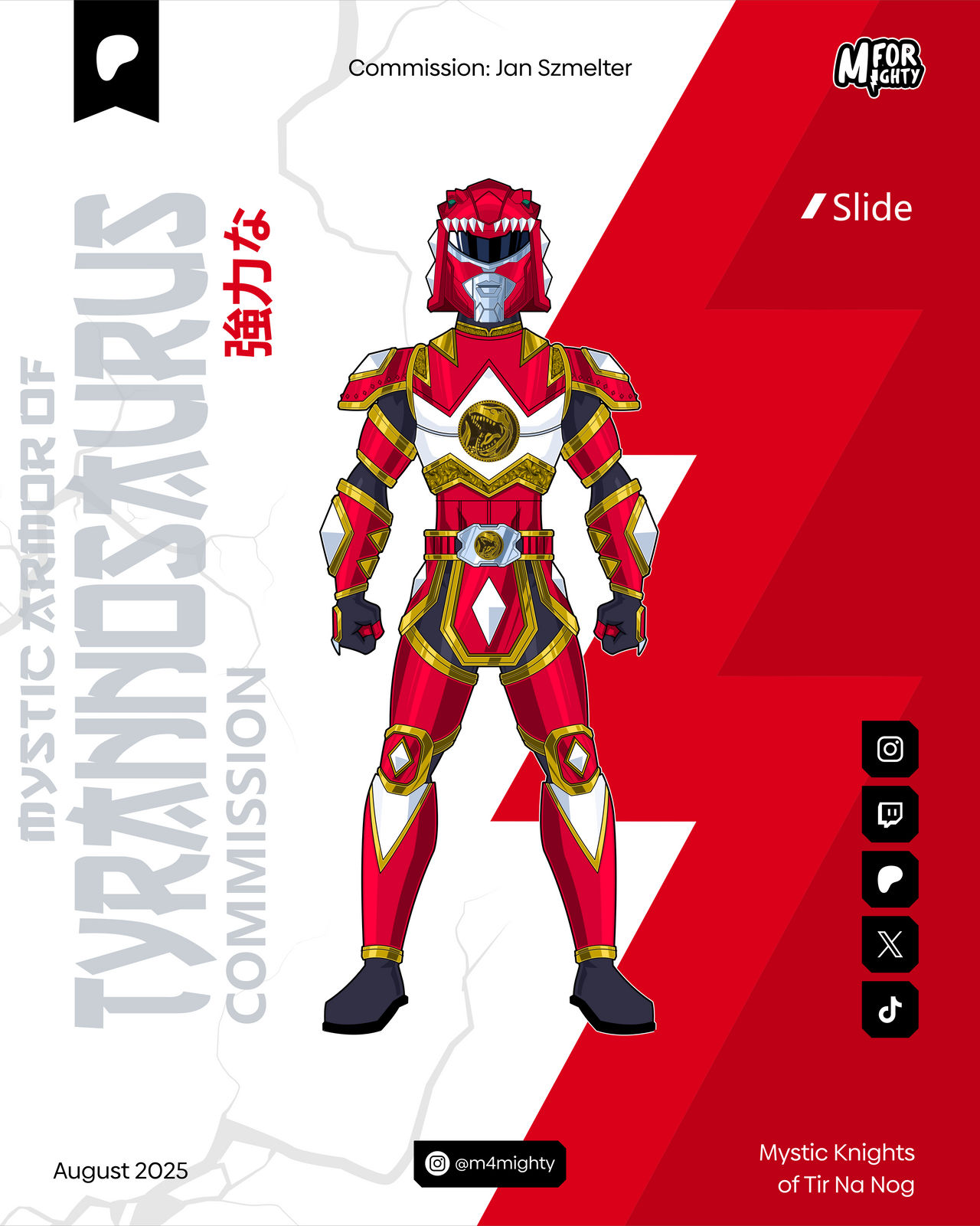 Red Mighty Mystic Knight Ranger by M4Mighty by MegaElekid947 on DeviantArt