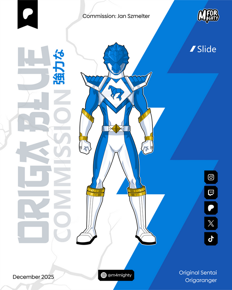 Origa Ranger Blue Origa Blue Kerup 1 By M4Mighty by MegaElekid947 on DeviantArt