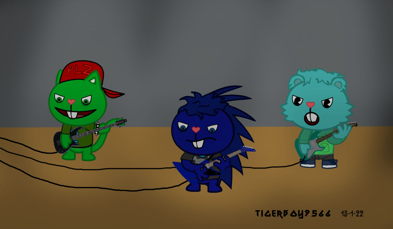 HTF Request 2: Playing Guitar and Bass by TigerBoy9566 on DeviantArt