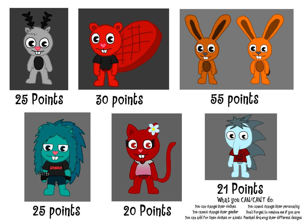 HTF Adoptables No. 2 (CLOSED) by TigerBoy9566 on DeviantArt