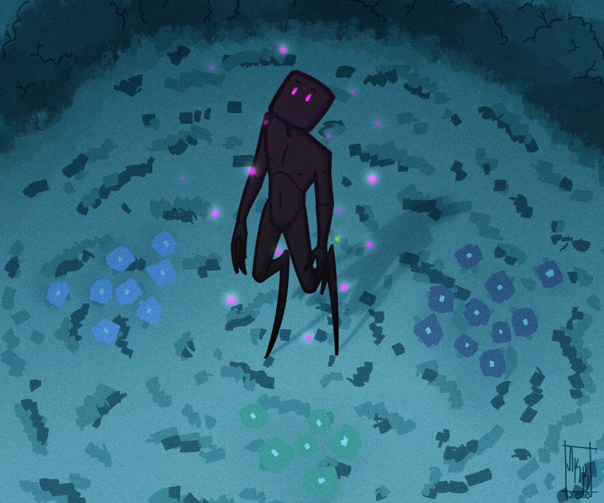 Minecraft fanart - Enderman by DevBurmak on DeviantArt