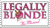 Legally Blonde Musical Stamp