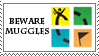 Beware Muggles Stamp by Krisderp