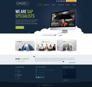 Galileo Search Website Design