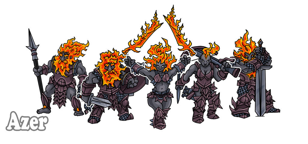 Dnd Azir Azer Paper Miniatures by PrintableHeroes on DeviantArt