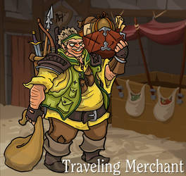 Art for Traveling Merchant Printable Mini