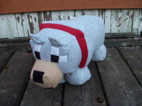 Minecraft Wolf Plush