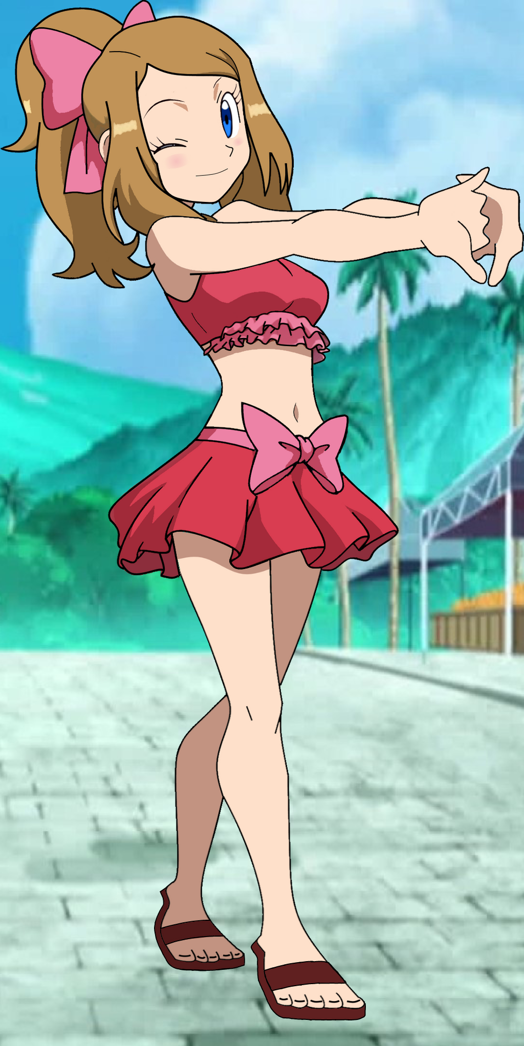Serena Swimsuit by Pokemon-girls-comics on DeviantArt Serena Swimsuit by Pokemon-girls-comics on DeviantArt